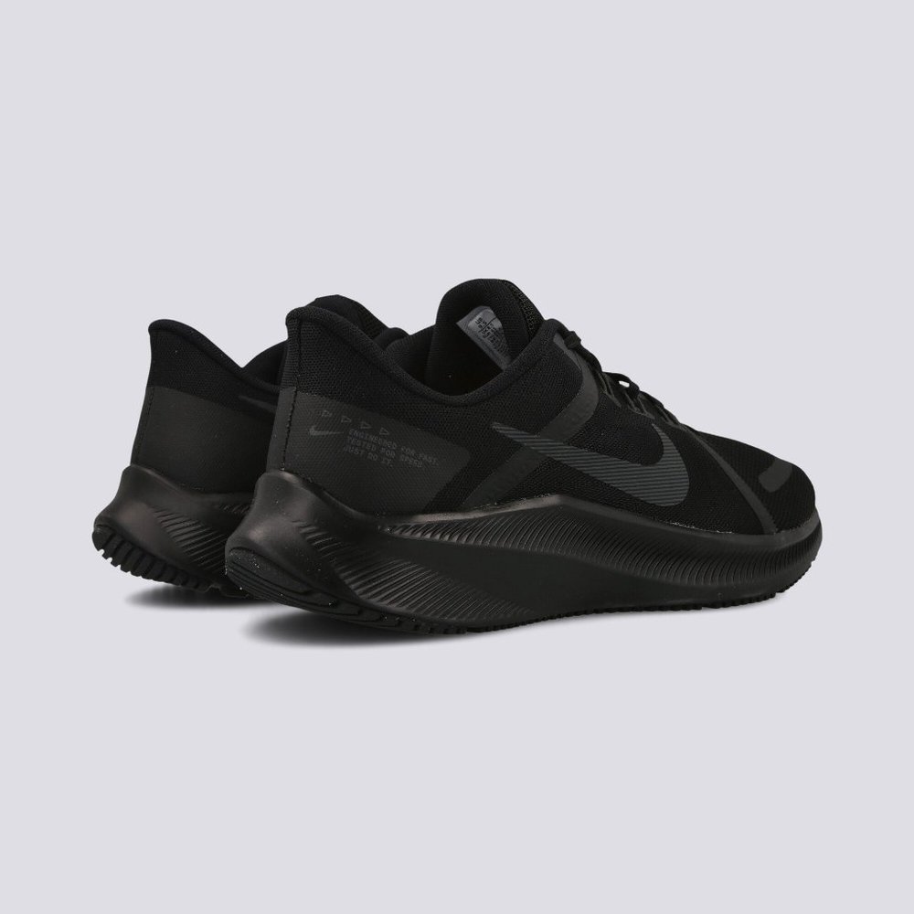Nike Quest 4 Men's Road Running Shoes Black - Picture 3 of 10